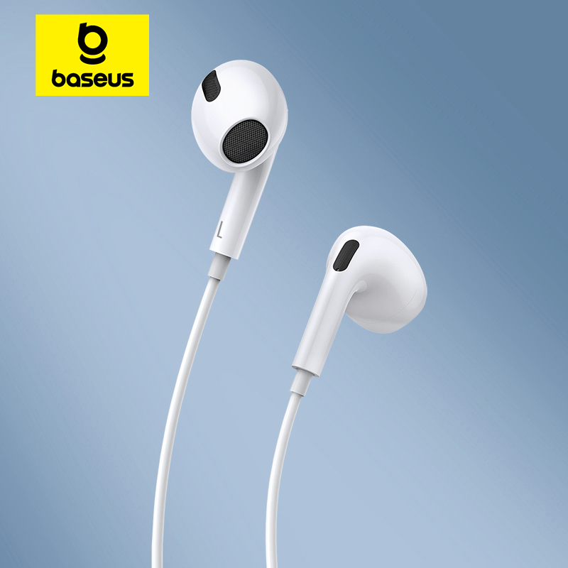 Type C Wired Earphones With Mic - Baseus C17 유선 이어폰 Type-C, Xiaomi