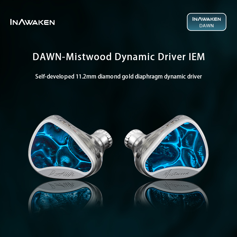 Planar Magnetic Iem Earphones - INAWAKEN Dawn Mistwood 인이어 모니터 인체공학적