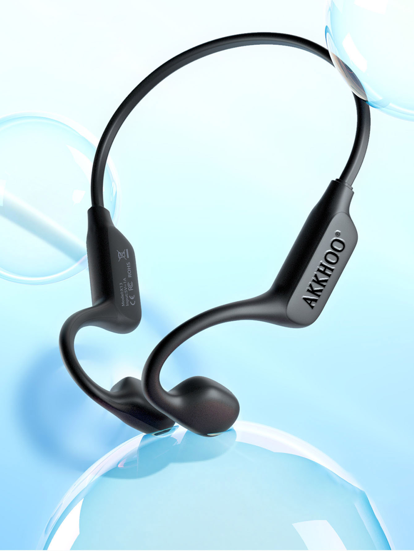 Bone Conduction Running Headphones - 오픈형 골전도 블루투스 헤드폰 방수 스포츠