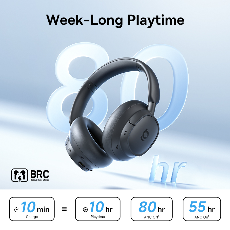 베이스어스 ANC 무선 헤드폰 80시간 사용 오버이어  - Anc Wireless Over Ear Headphones 리뷰 및 가격