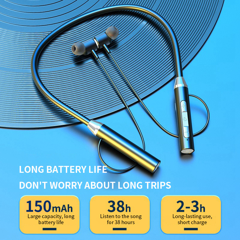 무선 블루투스 이어폰 넥밴드 헤드폰 게임용 스테레오 스 - Magnetic Neckband Sports Earphones 리뷰 및 가격
