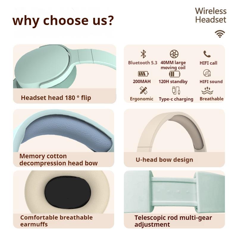 9D 서라운드 사운드 무선 블루투스 헤드폰 오버이어 헤 - Anc Wireless Over Ear Headphones 리뷰 및 가격