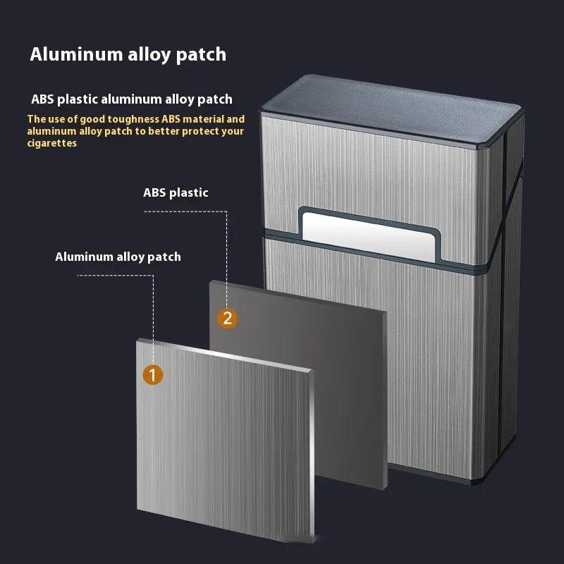 휴대용 슬림 알루미늄 담배 케이스 일반 킹 사이즈 플라 - Laptops 리뷰 및 가격