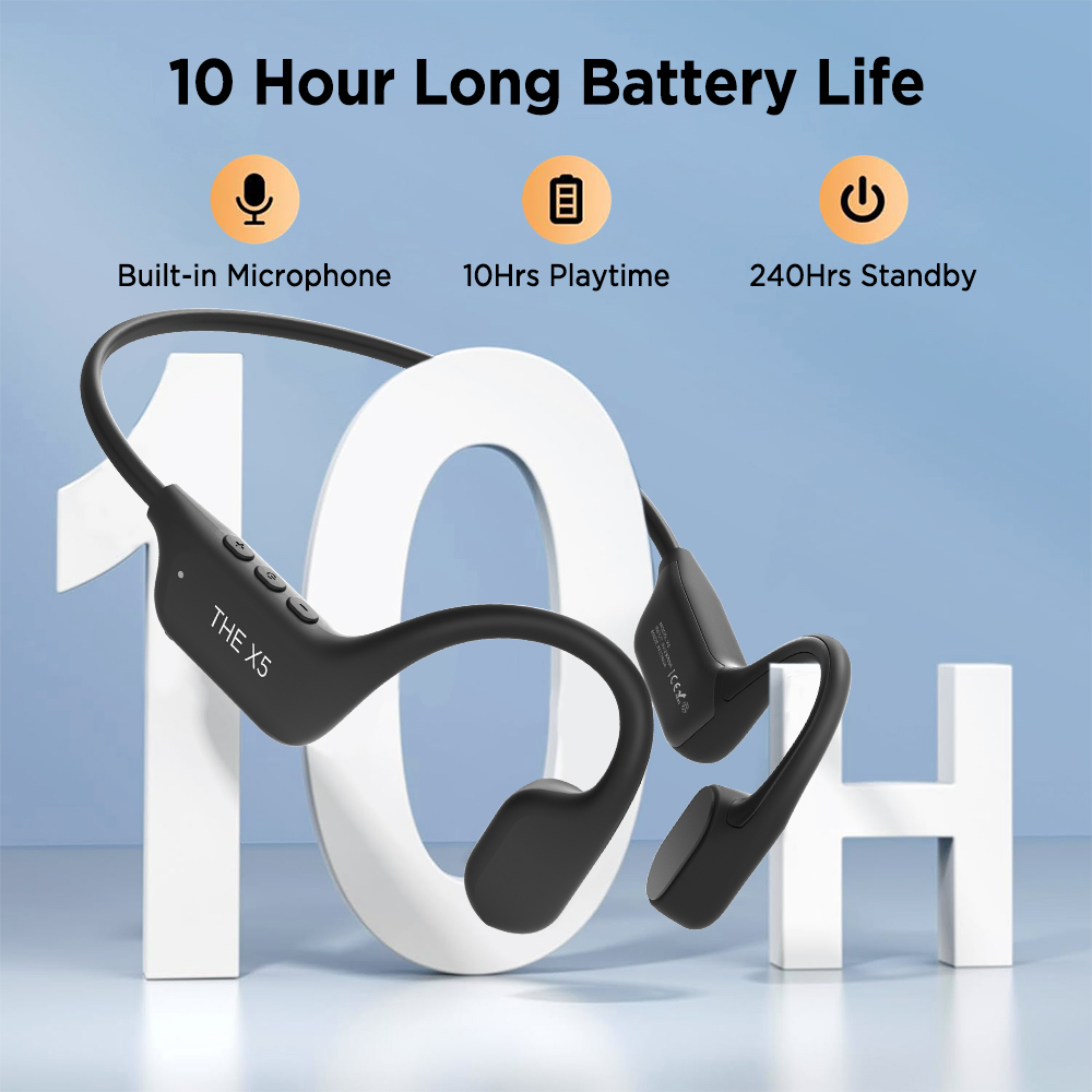 Mpow X5 골전도 헤드폰 오픈형 이어폰 블루투스 6 - Bone Conduction Running Headphones 리뷰 및 가격