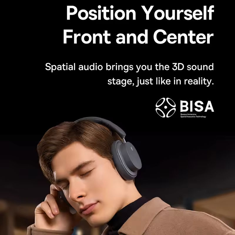 베이스어스 보위 D05 무선 헤드폰 3D 공간 오디오  - Anc Wireless Over Ear Headphones 리뷰 및 가격