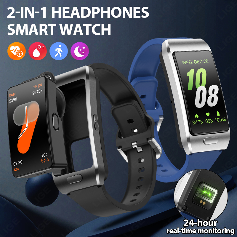 LIGE 새로운 스마트 워치 이어버드 TWS 2 in  - Tws Earbuds Bluetooth 5.3 리뷰 및 가격