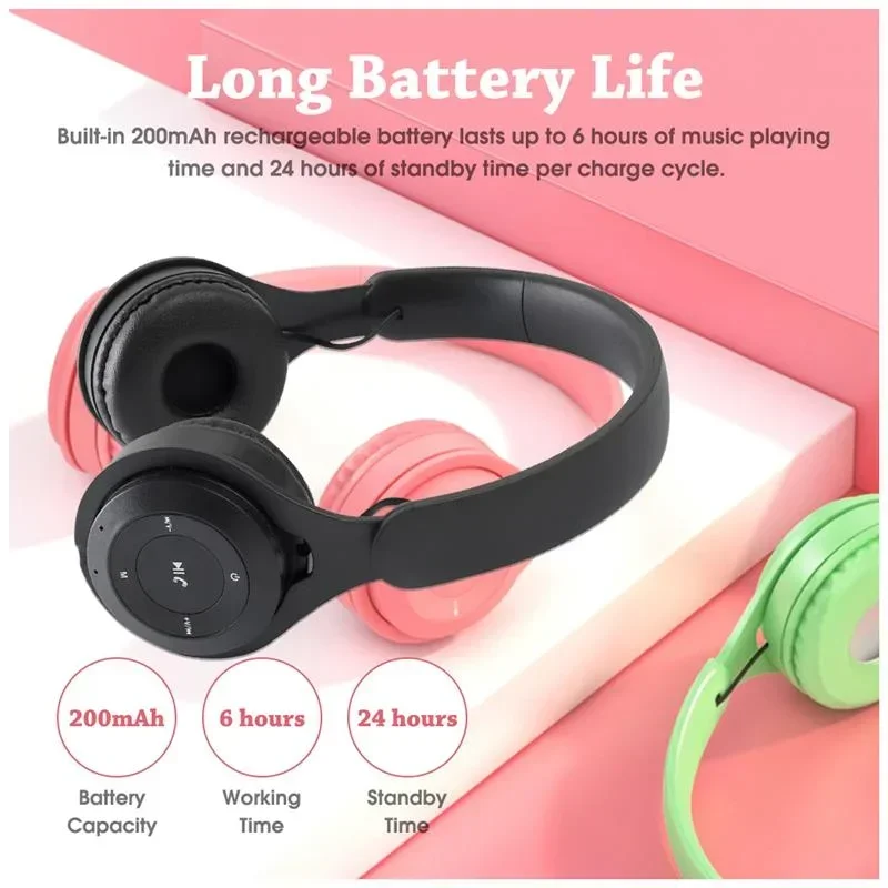 접이식 오버이어 블루투스 5.0 헤드폰 마카롱 컬러 무 - Anc Wireless Over Ear Headphones 리뷰 및 가격