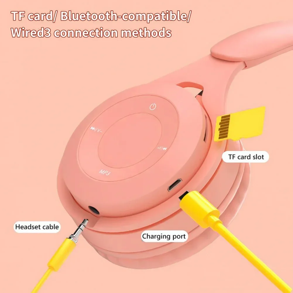 접이식 오버이어 블루투스 5.0 헤드폰 마카롱 컬러 무 - Anc Wireless Over Ear Headphones 리뷰 및 가격