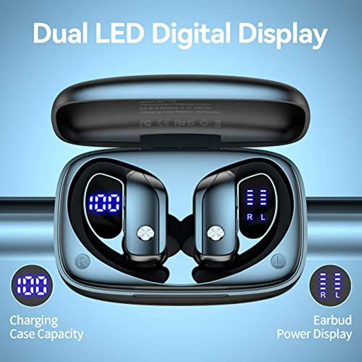 무선 이어버드 블루투스 헤드폰 48시간 재생 스포츠 이 - Anc Wireless Over Ear Headphones 리뷰 및 가격