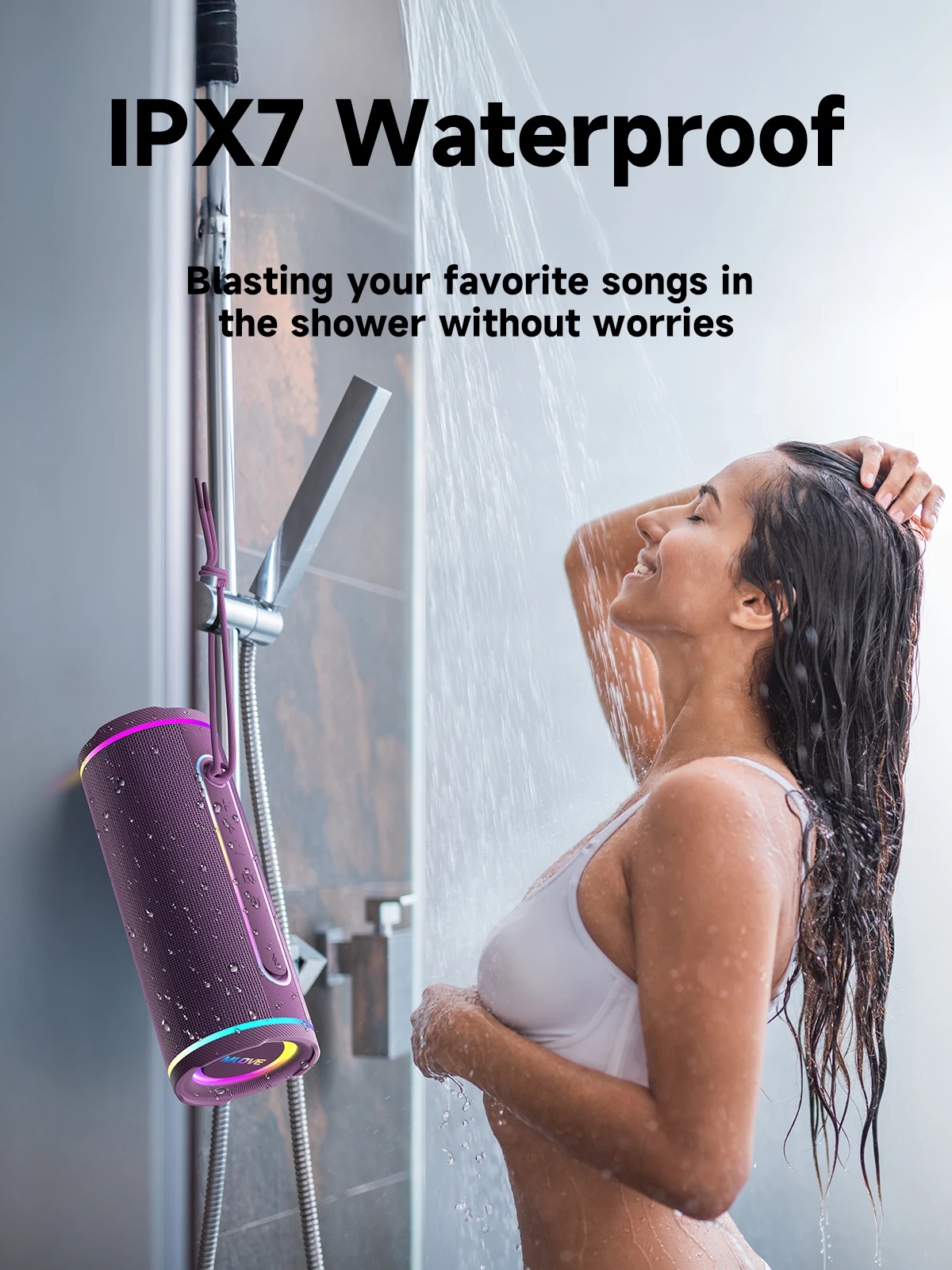 MLOVE 휴대용 블루투스 스피커 – 강력한 듀얼 사운 - Portable Bluetooth Speaker Waterproof Ipx7 리뷰 및 가격