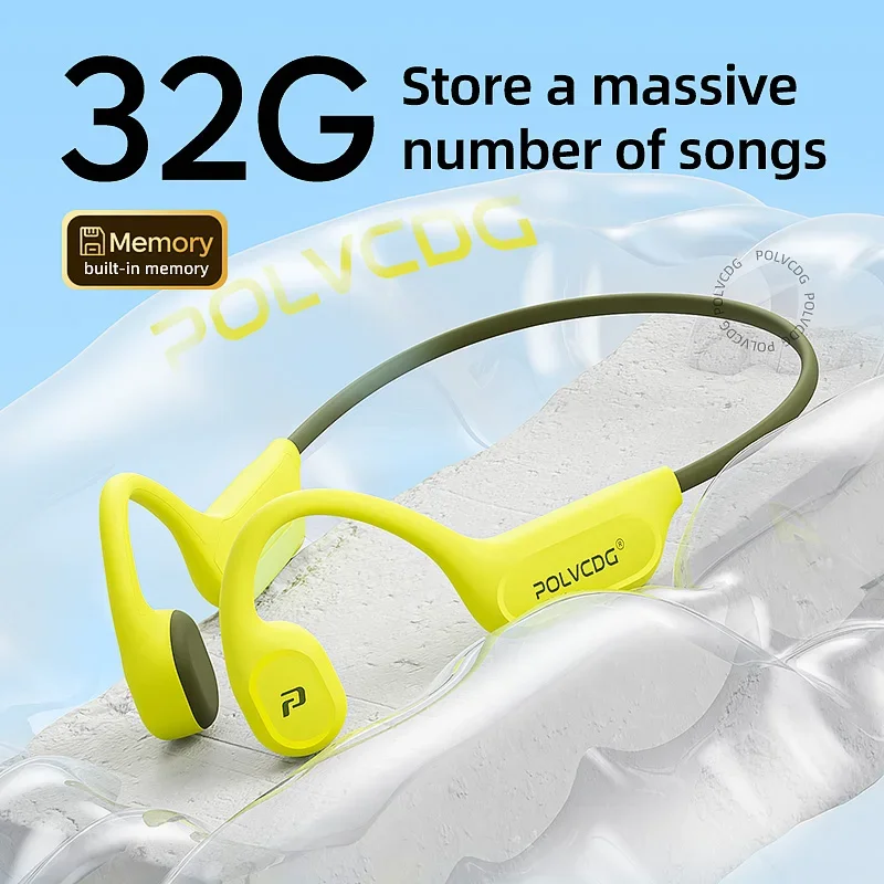 POLVCDG X9 골전도 수영 이어폰 32G IPX8 - Bone Conduction Running Headphones 리뷰 및 가격