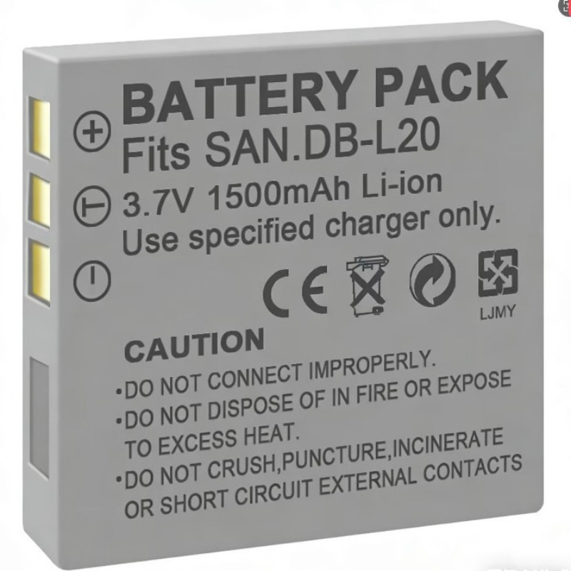 3.7V 1500mAh DB-L20 배터리 (산요 엑스 - Drones 리뷰 및 가격