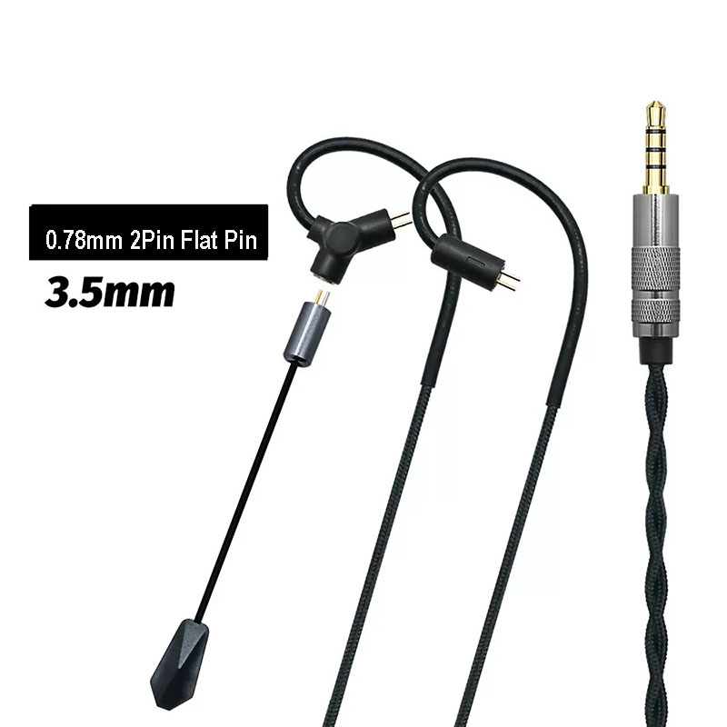 0.78 QDC MMCX 게이밍 이어폰 케이블 3.5m - Type C Wired Earphones With Mic 리뷰 및 가격